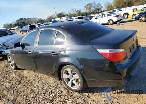 2007 BMW 530 I z USA, uszkodzony, nr VIN WBANE73557CM53625